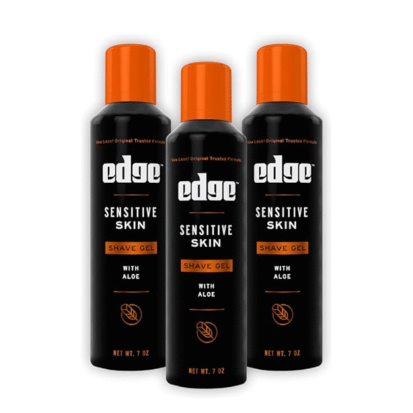 Edge Shaving Gel for Men, Sensitive Skin with Aloe
